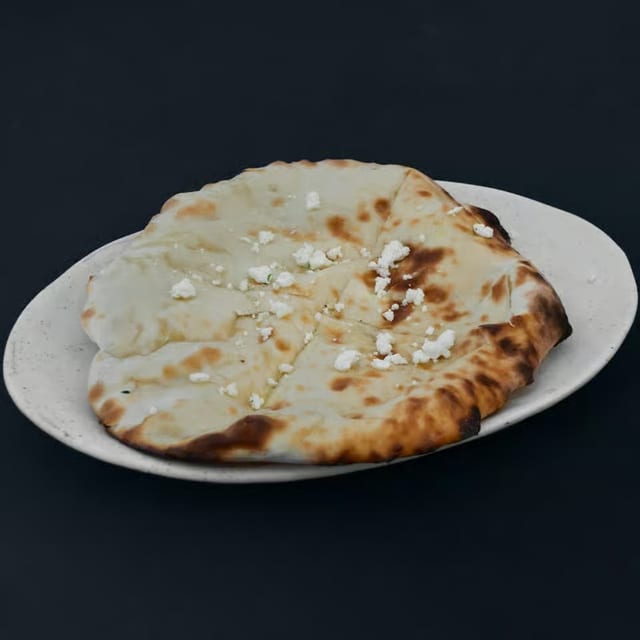 Goat Cheese Naan Tray.