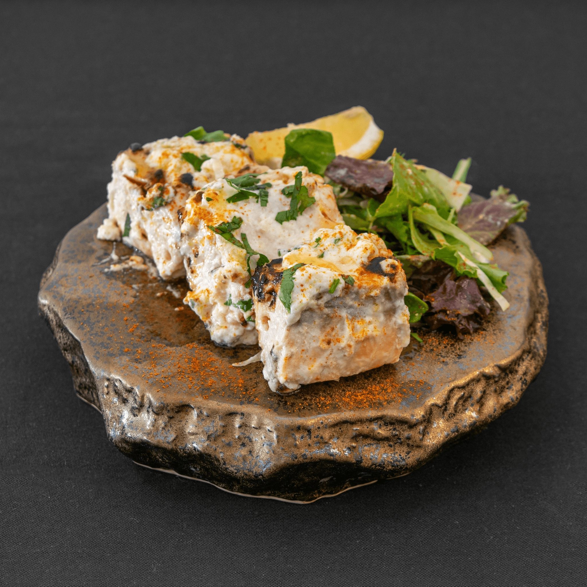 Malai Fish Tikka.