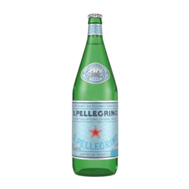 Pellegrino Water.