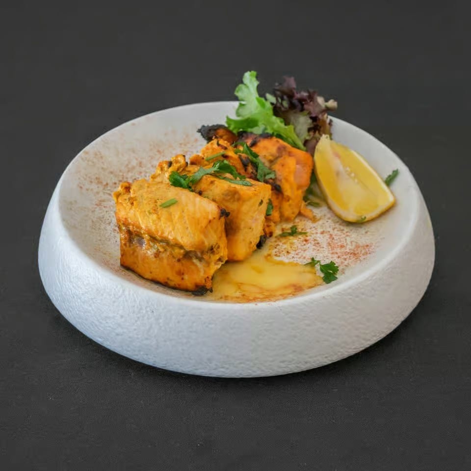 Achari Fish Tikka.